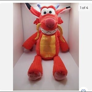 Mushu scentsy buddy from Mulan movie. Has scent pack inside.